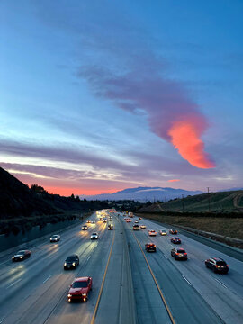 10 freeway traffic evening 2024