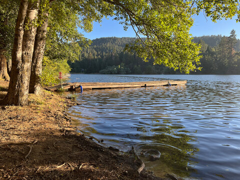 Lake Gregory view with dock