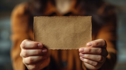  a close up of a person holding a piece of paper in one hand and a piece of paper in the other with a piece of paper in the other hand.
