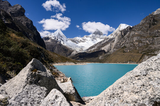 Laguna Paron in Huscaran National Park in Peru