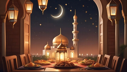 Islamic Devotion: Ramadan Observance in the Mosque