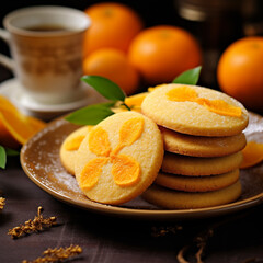 Recipe of orange cookie.
