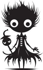 Rustler Wrangler Cowboy with Gun Emblem Desert Duelist Cowboy Holding a Gun Vector Design