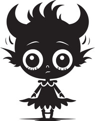 Sweet Skeleton Sidekick Halloween Character Logo Design Haunted House Helper Cute Halloween Vector Element