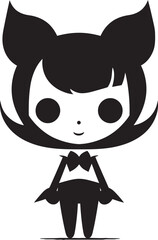 Goblin Giggles Galore Cute Halloween Vector Logo Witchy Web Wanderer Halloween Character Logo Element