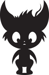 Haunted House Helper Halloween Character Logo Element Trick or Treat Trio Cute Halloween Vector Icon