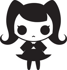 Frankensteins Little Friend Halloween Character Vector Icon Ghoulishly Cute Goblin Halloween Vector Design Element