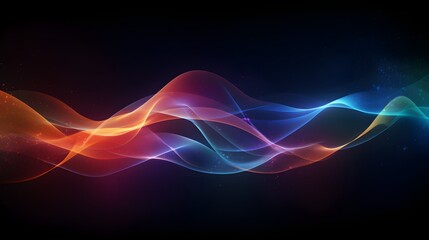 Colorful wave abstract background