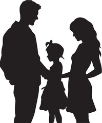 Radiant Relations Family Design Element Icon Smiles United Vector Logo of Happy Family Emblem