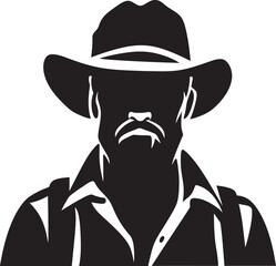 Agricultural Artistry Farmer Vector Icon Harvest Hero Vector Logo Design for Farmer