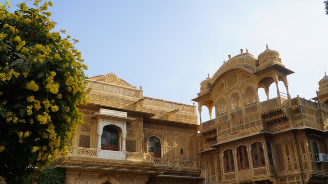 photograph of beautifil architectural fort closeup