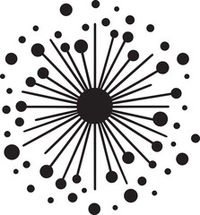 Celestial Burst Iconic Firework Spark Element Radiant Revelry Masterpiece Design Logo