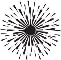 Obraz premium Explosive Elegance Firework Design Masterpiece Galactic Glitter Vector Emblem of Firework Logo