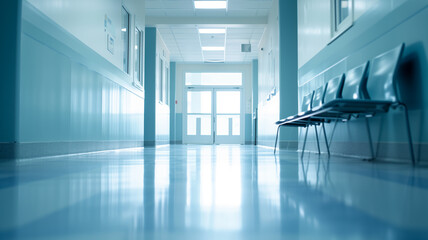 a corridor in hospital