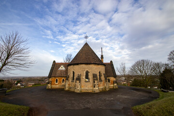 Fototapeta na wymiar The Chapel on the Hill in Kimberley, Nottinghamshire, UK