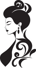Captivating Charisma Iconic Beauty Element in Womans Face Vector Icon Infinite Elegance Emblematic Design for Womans Face Vector