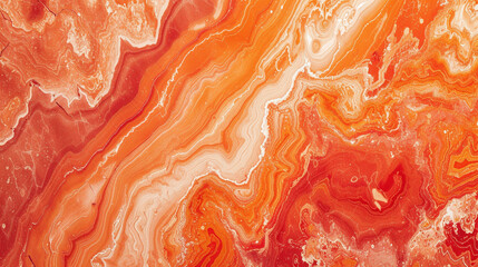Red and orange marble background