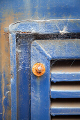 Heritage diesel train close-up detail/abstract