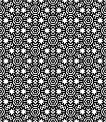 Fototapeta premium Black seamless abstract pattern. Overlay for background and backdrop. Ornamental design. PNG graphic illustration with transparent background.