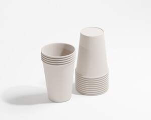 Dark Grey Latte Cup with, coffee cup, realistic, mockup