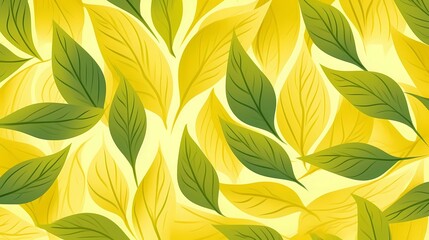 Fototapeta premium seamless background picture with leaf pattern, leaves, trees, tree branches