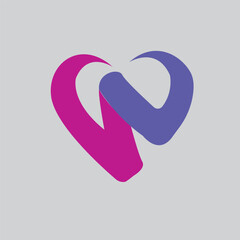 Modern and professional logo design with leter W