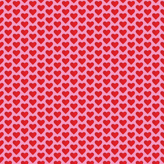 Seamless pattern with  red little heart 