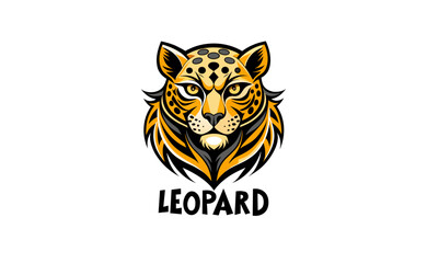 Leopard Head Mascot Logo Design Powerful, Agile, and Creative Branding Emblem