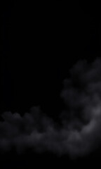 Fog overlay texture against black background