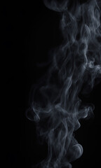 Smoke overlay texture against black background