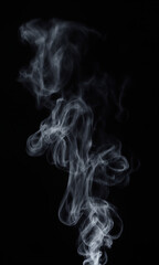 Smoke overlay texture against black background