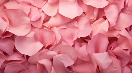Background of pink rose petals. Delicate texture. A holiday card for Valentine's Day or for Women's Day.