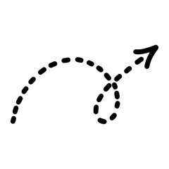Line dotted arrow.