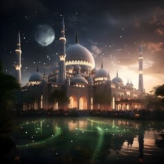Mosque premium ramadhan generative ai