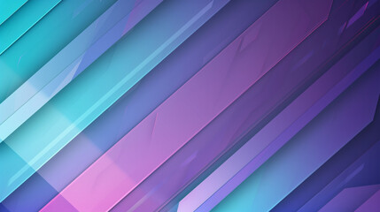 Obraz premium Violet, blue, and teal abstract background vector presentation design. PowerPoint and Business background