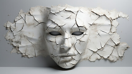cracked mask