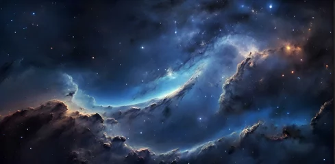 Wall murals Universe planet and space Cosmic sky full of stars space