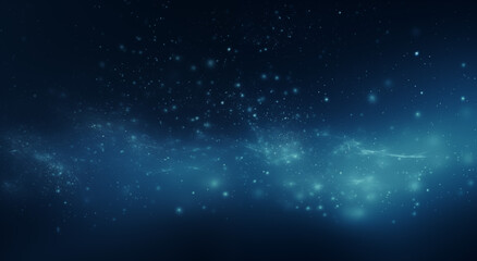 abstract background with bright stars and particles