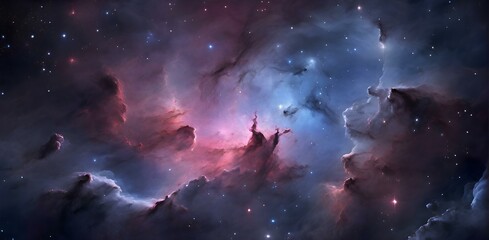 Obraz na płótnie Canvas Space nebula space Night sky with stars and nebula