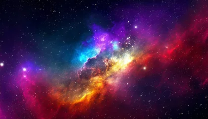 Deurstickers Galaxia nebulosa espacio 6 © DGF