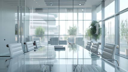 Fototapeta premium modern office interior with chairs