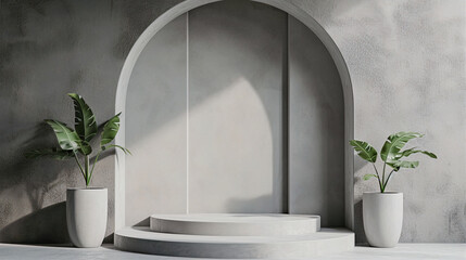 Textured archway for photo shoots with natural lighting