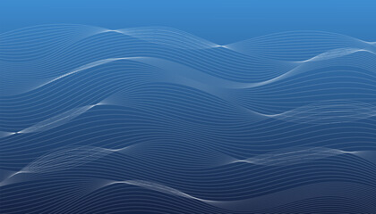 Abstract Twisting Wave Lines Background