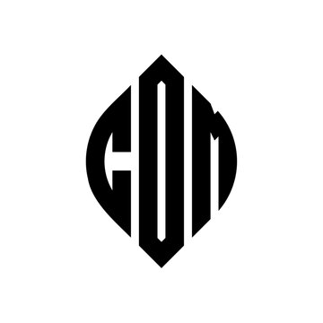 CDM circle letter logo design with circle and ellipse shape. CDM ellipse letters with typographic style. The three initials form a circle logo. CDM Circle Emblem Abstract Monogram Letter Mark Vector.