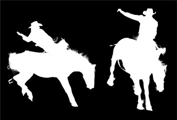 caballo, silueta, vector, animal, ilustración, negro