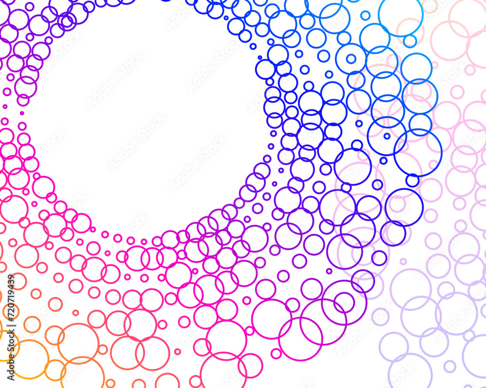 Poster abstract background with frame