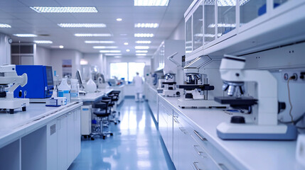 Modern high tech medical laboratory