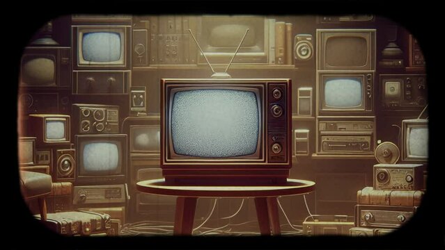 Analog Nostalgia: Journey Through Antique TV Sets