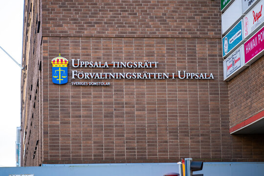 Uppsala, Sweden - november 18 2023: Exterior of Uppsala Tingsr?tt and F?rvaltningsr?tten i Uppsala.