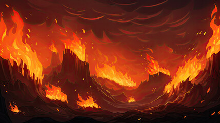 the burning lands